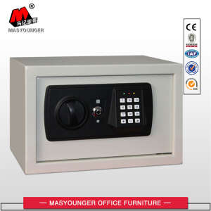 White Color Cold Roller Steel Hotel /Home Use Mini Metal Safe Box