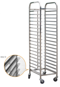 Knock-down Rack Trolley for Bakery Oven with 18 Layers (TMT-10012)