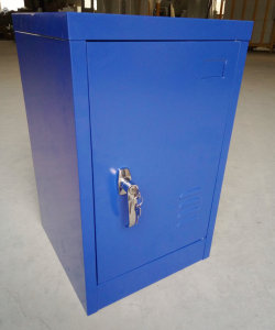 Single Door Metal Furniture Steel Shcool Kids Clothes Cabinet Student Locker