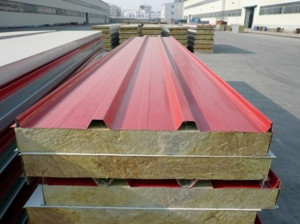 Steel Mineral Wool Panel for Roofing, Wall Panel, PPGI Sheet